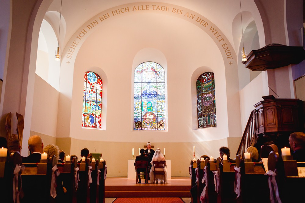 Hochzeitsfotograf in der St. Mattäus Kirche, Hamburg-Winterhude
